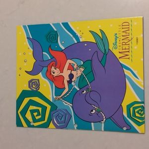 Vintage VTG Disney, The Little Mermaid, 3 Ring Folder